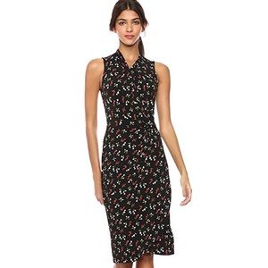 NWOT Lark & Ro Sleeveless Faux Wrap Dress